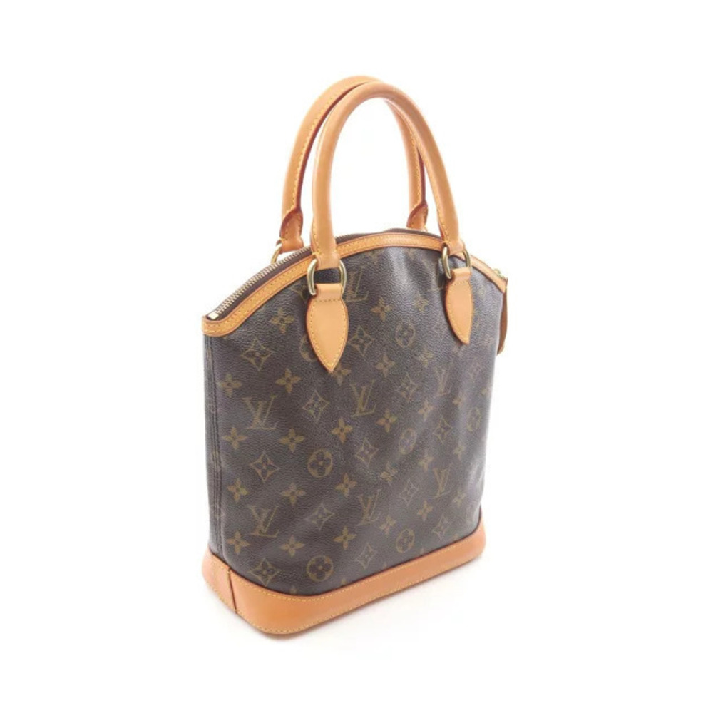 Louis Vuitton Canvas Brown Lockit Leather Monogram Handbag